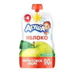 Пюре Агуша яблоко с 6 мес. 90 г
