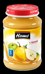 Пюре Hame груша с 5 мес 190 г