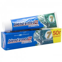 Зубная паста, Blend-a-med (Бленд-а-мед) 150 мл Комплекс 7 с ополаскивателем